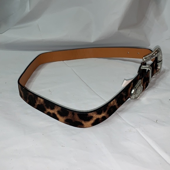 ANIMAL Print Belt with Silver Buckle - Picture 4 of 6
